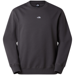 Felpa The North Face U Essential Light Relaxed Crew nero ANTHRACITE GREY