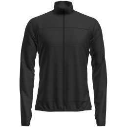 Felpa funzionale da uomo Icebreaker Men Merino Blend 300 RealFleece™ Descender LS Zip nero Black