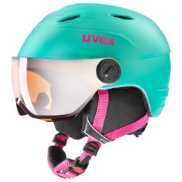 Casco da sci Uvex Junior Visor Pro verde Mint