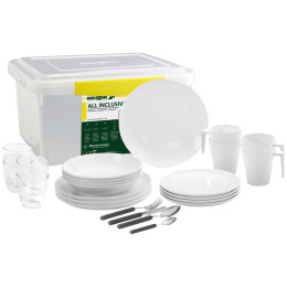 Set di stoviglie Brunner Spherica All Inclusive bianco