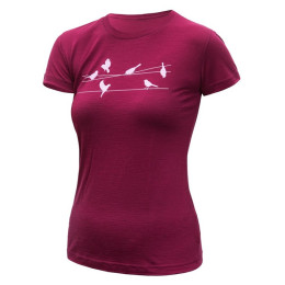 Maglietta sportiva da donna Sensor Merino Active Songbirds