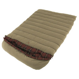 Sacco a pelo rettangolare Robens Basecamp Double verde khaki