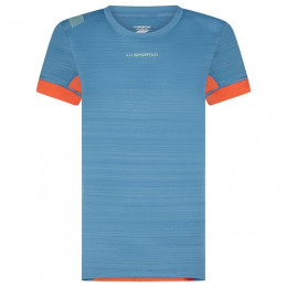 Maglietta da donna La Sportiva Sunfire T-Shirt W blu/rosso Atlantic/Paprika