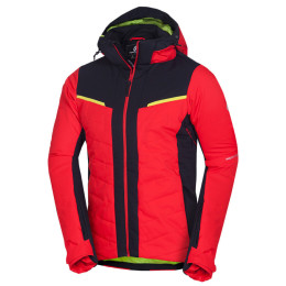 Giacca da sci da uomo Northfinder Clyde rosso/nero 361redblack