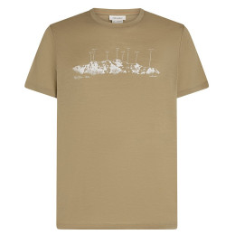 Maglietta da uomo Icebreaker Men Merino 150 Tech Lite SS Tee The Peaks