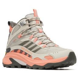 Scarpe da trekking da donna Merrell MOAB SPEED 2 MID GTX W grigio/rosa vermillion
