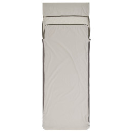 Sacco lenzuolo Sea to Summit Silk Blend Sleeping Bag Liner - Rectangular w/ Pillow Sleeve grigio chiaro Moonstruck Grey