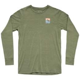 Maglietta funzionale da uomo Devold Classic Summit Ls Man khaki Lichen