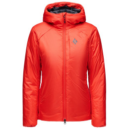 Giacca da donna Black Diamond W Solution 3.0 Hoody rosso Octane
