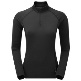 Felpa tecnica da donna Montane Fem Dart Thermo Zip Neck nero Black