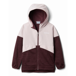 Felpa da bambino Columbia Out-Shield™ Dry Fleece Full Zip rosa/viola MineralPinkMalbecHeather