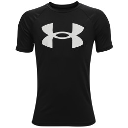 Maglietta da bambino Under Armour Tech Big Logo SS nero Black / / White