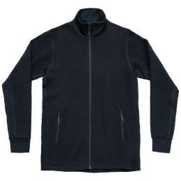 Felpa funzionale da uomo Devold Thermo Wool Jkt Man nero Ink