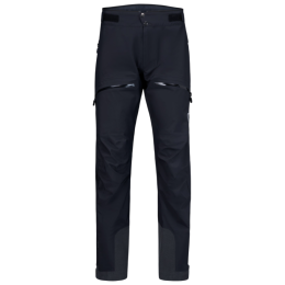 Pantaloni impermeabili da uomo Norrona trollveggen Gore-Tex Pro light Pants nero Caviar Black