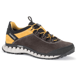 Scarpe da uomo Aku Climatica Suede GTX nero/giallo Anthracite/Yellow