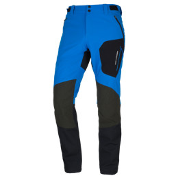 Pantaloni softshell da uomo Northfinder Ander nero/blu 282blueblack