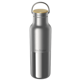 Thermos Klean Kanteen Rise Reflect 16oz (w/ Bamboo Cap) argento Brushed Stainless