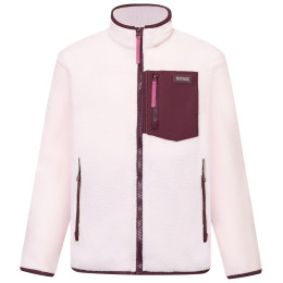 Felpa sportiva per bambini Regatta Junior Frankie Warm Fleece Pink Haze/Fig rosa chiaro Pink Haze/Fig