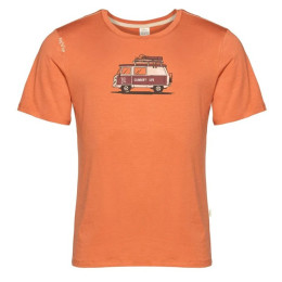 Maglietta da uomo Chillaz Bozen Climber's Life arancione Terracotta