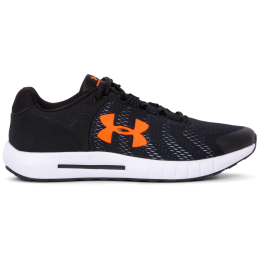 Scarpe da corsa da uomo Under Armour Micro G Pursuit BP nero/arancio Black/Concrete/PhoenixFire