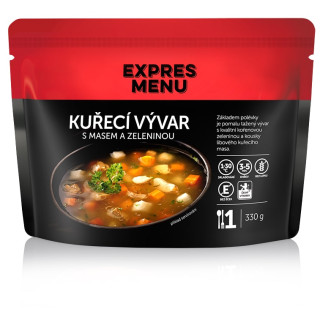 Zuppa Expres menu Brodo di pollo con verdure 1 porzione