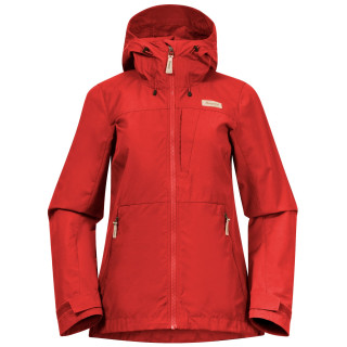 Giacca da donna Bergans Nordmarka Leaf Light Wind Jacket Women rosso Dark Brick