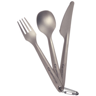 Posate LifeVenture Superlight Titanium Cutlery Set