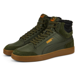 Scarpe da uomo Puma Shuffle Mid Fur verde green