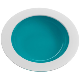 Piatto Omada Eat Pop Soup plate 23,5 x 4,5 turchese Acquamarina