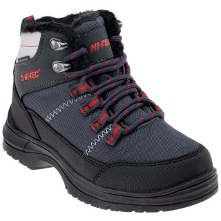 Stivali invernali per bambini Hi-Tec Lusari Mid Wp Jr nero/grigio Dark Grey/Black/Red