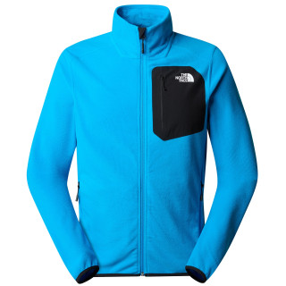 Felpa da uomo The North Face M Experit Grid Fleece blu Skyline Blue/Tnf Black