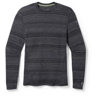 Maglietta funzionale da uomo Smartwool M Classic Thermal Merino Base Layer Crew Boxed nero Black Color Shift