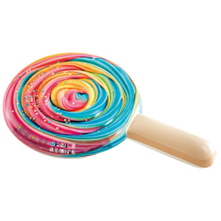 Lecca-lecca gonfiabile Intex Rainbow Lollipop Float rosso/blu