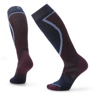 Calze da sci Smartwool W Ski Full Cushion OTC - Recycled bordeaux bordeaux