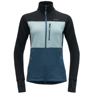 Felpa tecnica da donna Devold Thermo Wool Jkt Wmn nero/blu Flood/Cameo/Ink