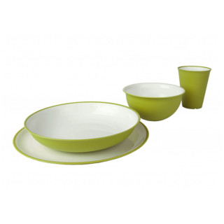 Set di stoviglie Omada Sanaliving Set 4 pcs verde