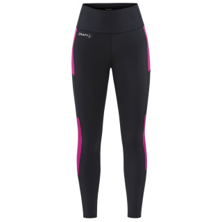 Leggings da donna Craft ADV Essence 2 nero/rosa Black-Roxo