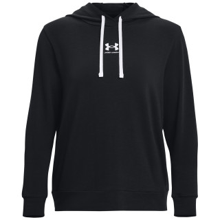 Felpa da donna Under Armour Rival Terry Hoodie nero Black / / White