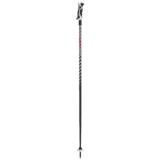 Bastoncini da sci Leki Hot Shot S rosso/grigio eloxal black-anodized grey-bright red