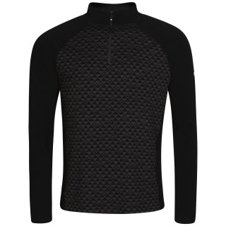 Maglietta funzionale da uomo Zulu Merino 240 Zip Long nero Black