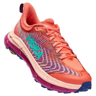 Scarpe da corsa da donna Hoka Mafate Speed 4 rosa chiaro Camellia / Peach Parfait