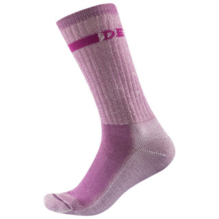 Calzini da donna Devold Outdoor Medium Sock rosa Pink melange