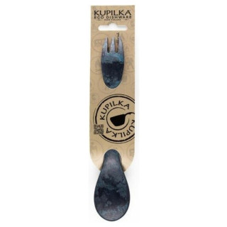 Cucchiaio e forchetta Kupilka Spork 205 blu scuro Blueberry