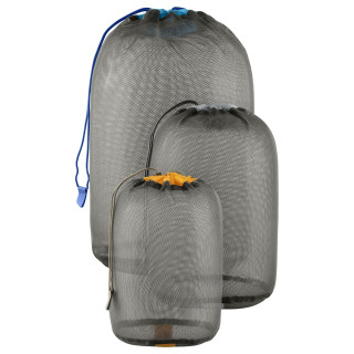 Custodia Sea to Summit Mesh Stuff Sack Set 3, 5, 8L nero Beluga (Zinnia, High Rise, Blue Atoll)