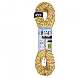 Corda da arrampicata Beal Ice Line 8,1 mm (60 m) verde Anis