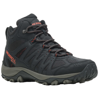 Scarpe da uomo Merrell Accentor 3 Sport Mid Gtx nero black/tangerine