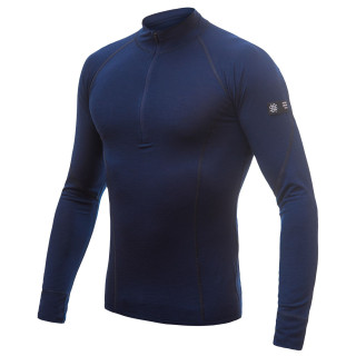 Maglietta funzionale da uomo Sensor Merino Active dl.rukáv blu scuro Deep Blue