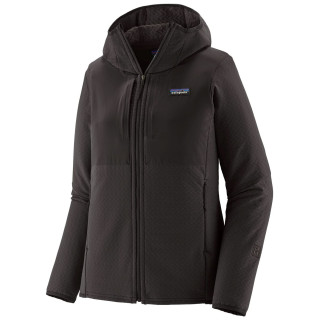 Felpa tecnica da donna Patagonia W's R2 CrossStrata Hoody nero Black