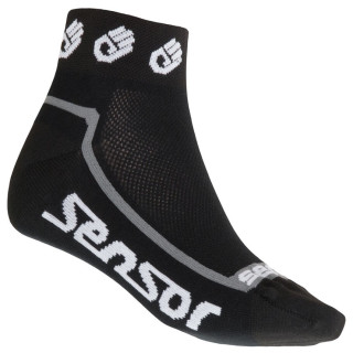 Calze Sensor Race Lite Small Hands nero/bianco black/white