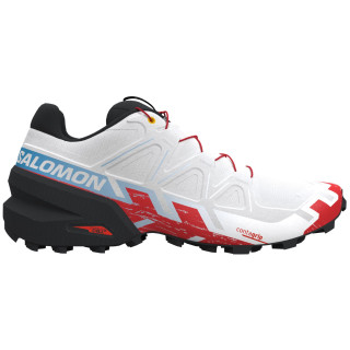 Scarpe da corsa da donna Salomon Speedcross 6 bianco/rosso White